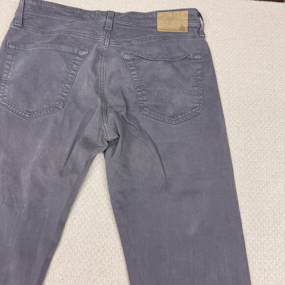 Adriano Goldschmied Pants Mens 33x34 Blue Protege Chino Straight Leg Made in USA - Picture 4 of 11